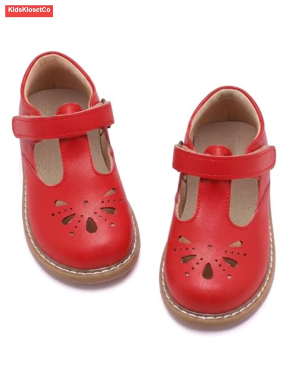 Toddler Girl Mary Jane Dress Shoes Hook and Loop Slip-Resistant